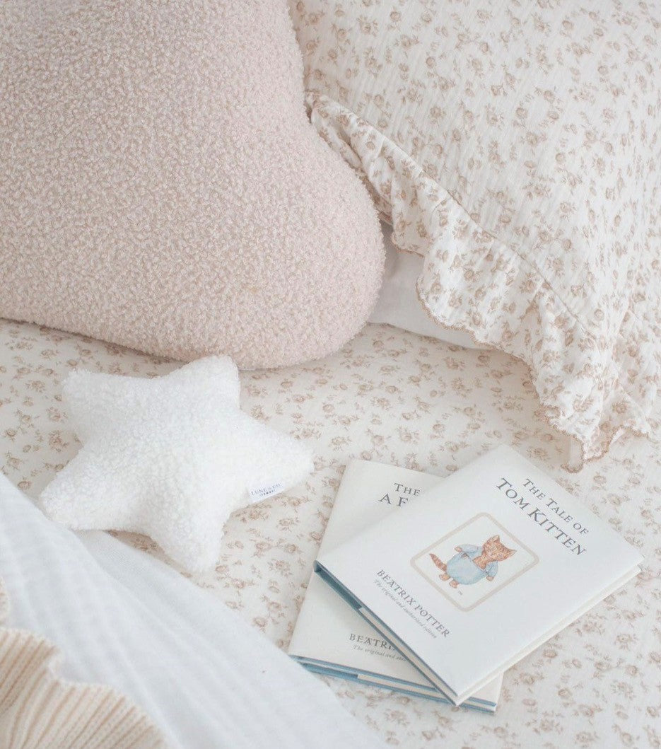 Cot Fitted Sheet with matching Pillowcase - Country Garden image 2
