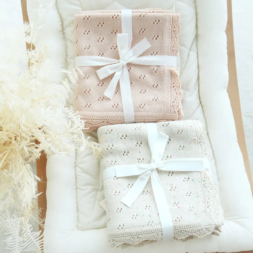 Strawberry Cream Dottie Blanket image 3