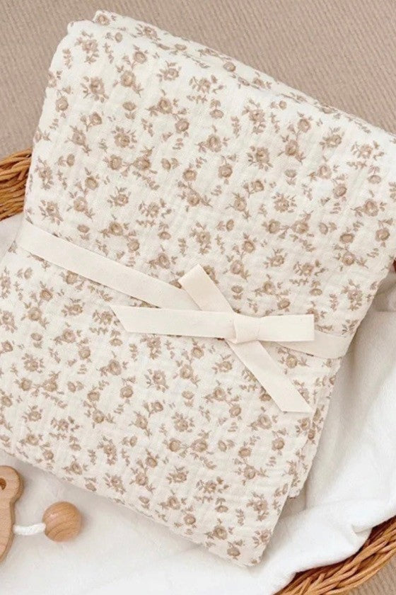 Cot Fitted Sheet with matching Pillowcase - Country Garden image 0