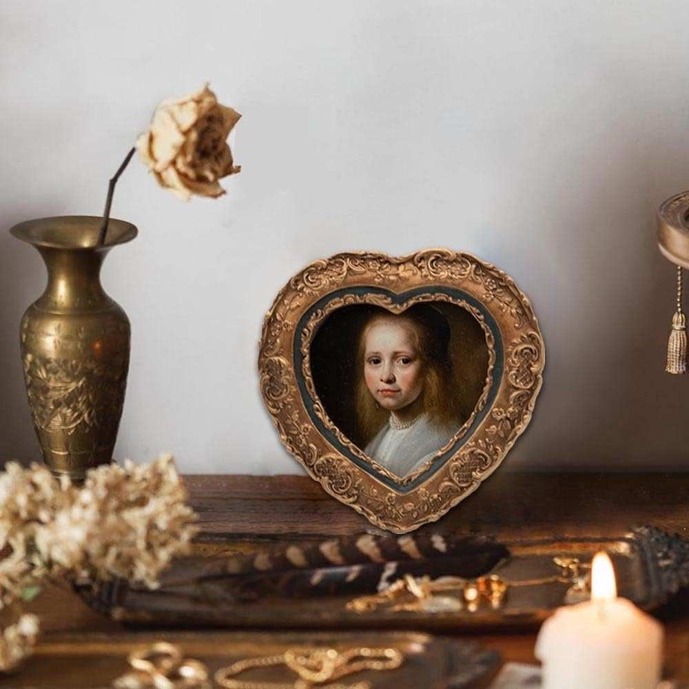 Vintage Heart Picture Frame