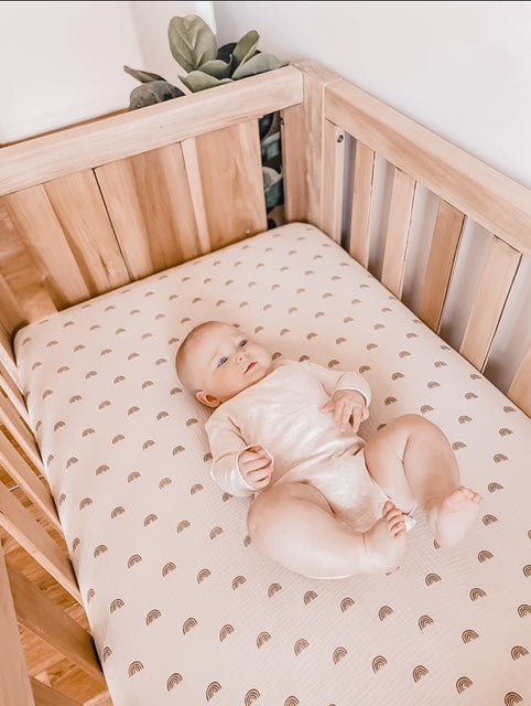 Cot Fitted Sheet - Rainbow image 3