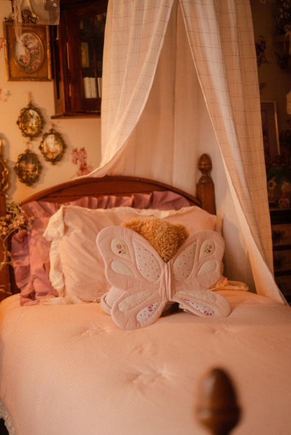 Blush Gingham Dreams Quilt Set - available in Cot & Single sizes