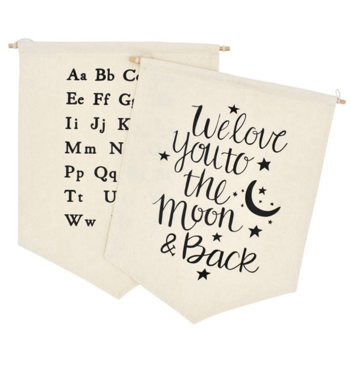 To The Moon And Back Wall Banner image 1