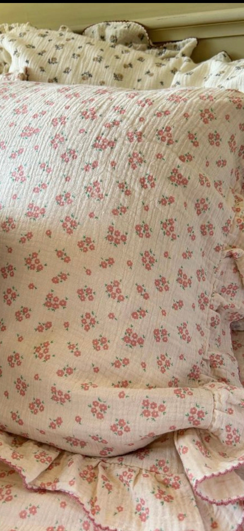 King Single Fitted Sheet with matching Pillowcase - Adeline