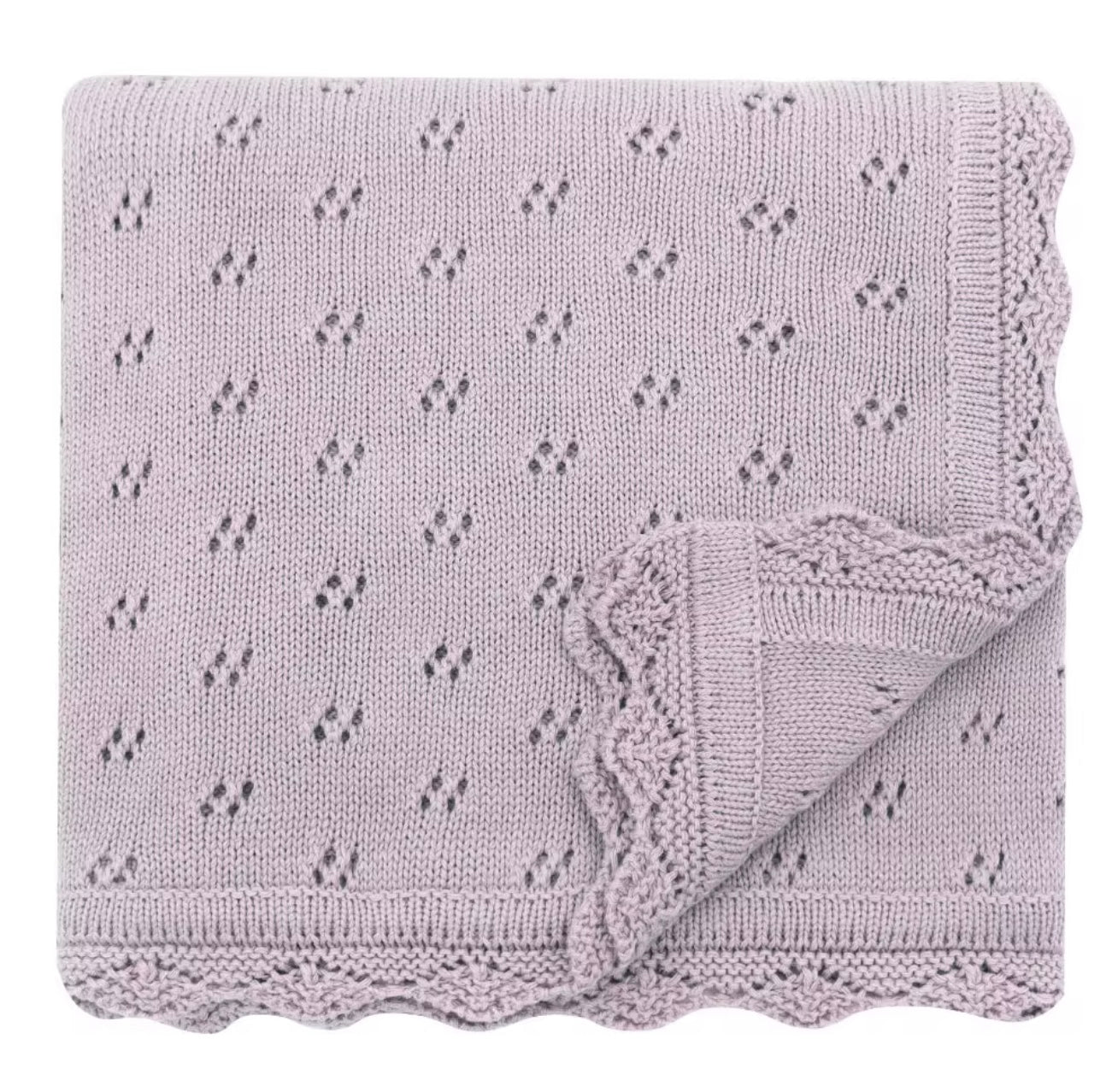 Lilac Dottie Blanket