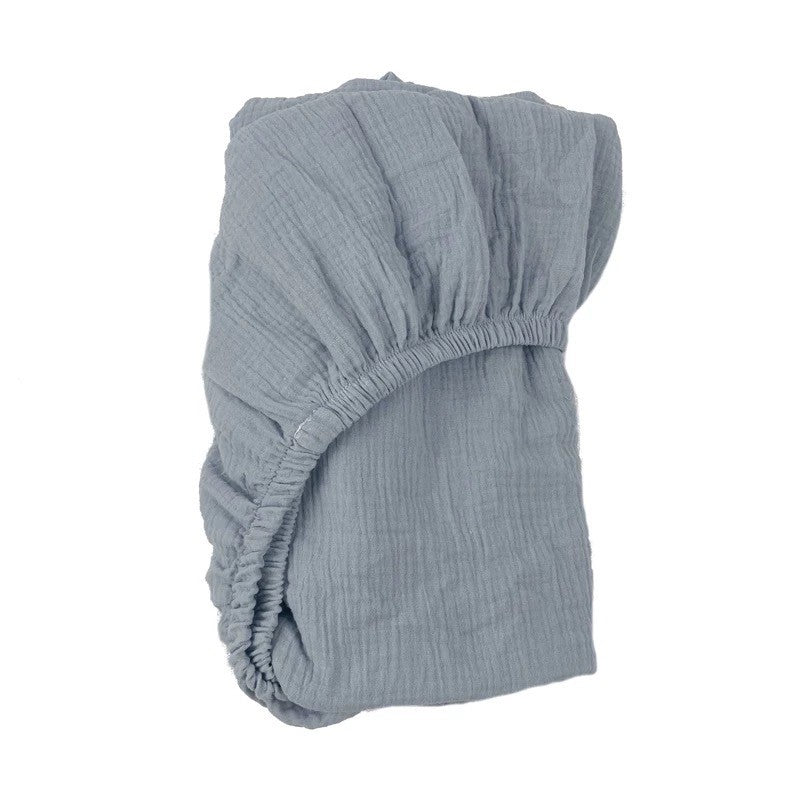 Cot Fitted Sheet - Blue Bell image 3