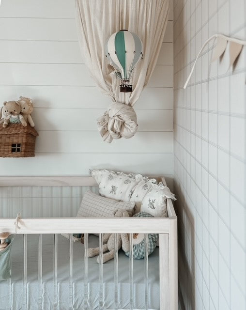 Cot Fitted Sheet - Blue Bell image 2