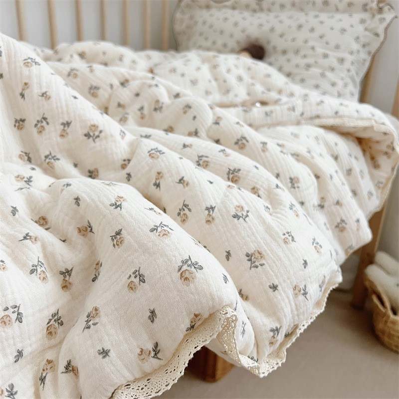 Vintage Rose Quilt Set - available in Cot, Single & Double sizes image 3
