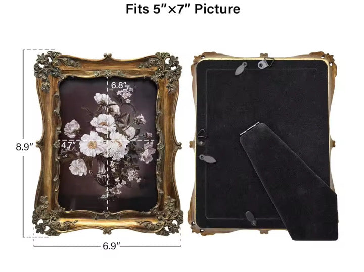 Vintage Rectangular Picture Frame