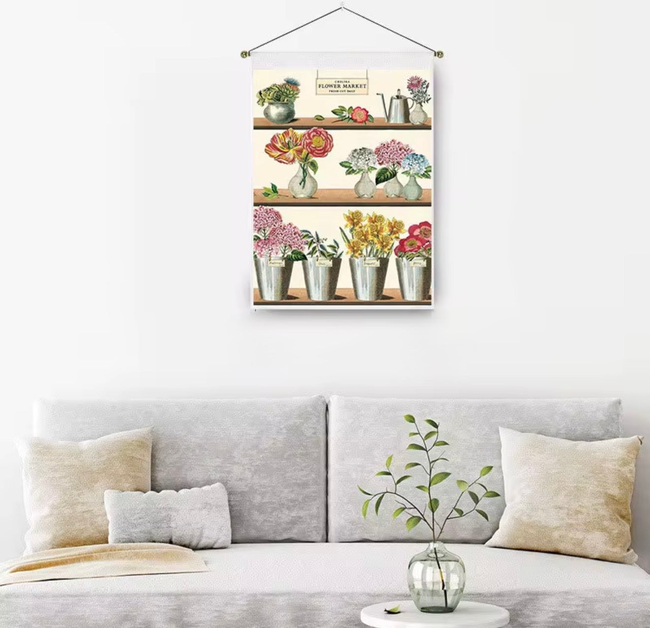 Chelsea Flower Market Wall Banner