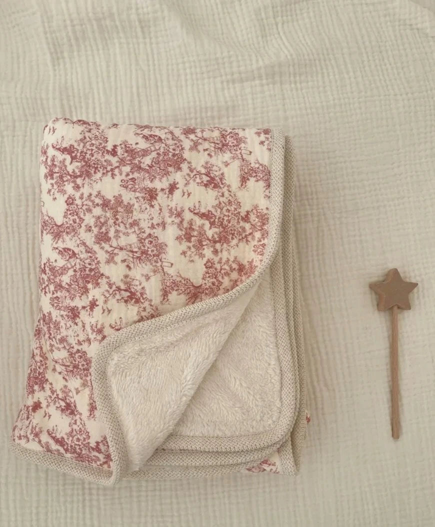 Ruby Vintage Fleece Blanket image 0