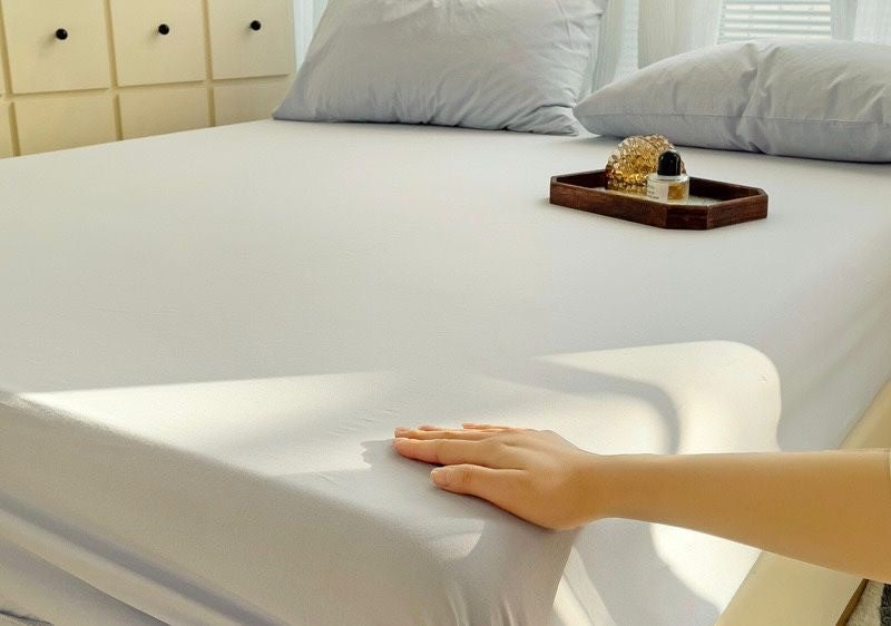 King Single Fitted Sheet with matching Pillowcase - Blue Bell image 0