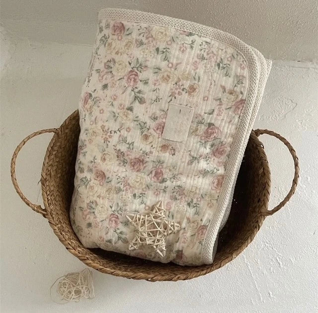 Peony Vintage Fleece Blanket image 0