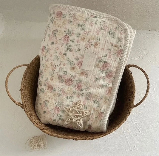 Peony Vintage Fleece Blanket image 0