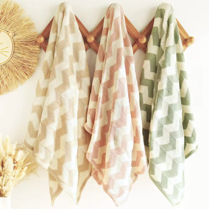 Fairy Floss Chevron Blanket image 0