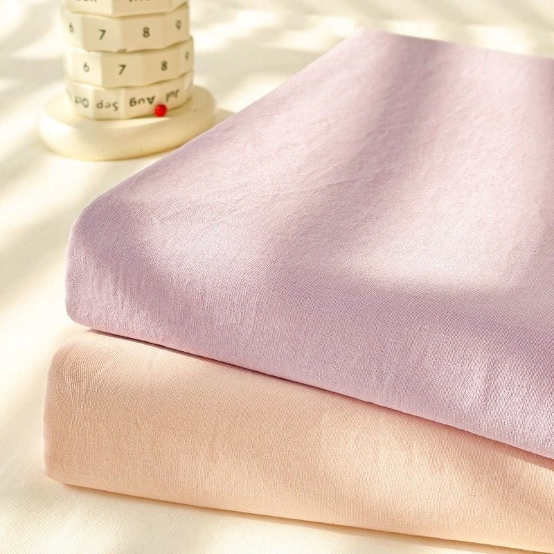 King Single Fitted Sheet with matching Pillowcase - Lilac image 0