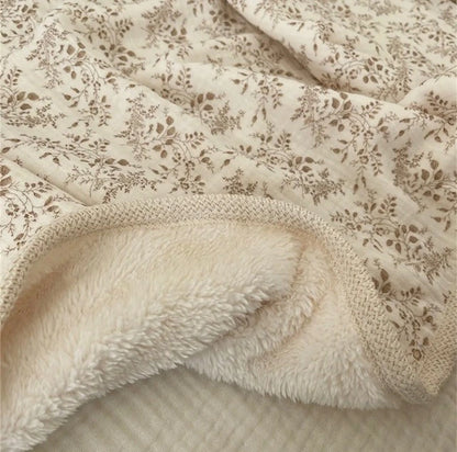 Autumn Vintage Fleece Blanket image 0