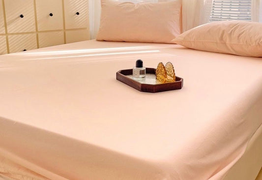 King Single Fitted Sheet with matching Pillowcase - Rose image 0