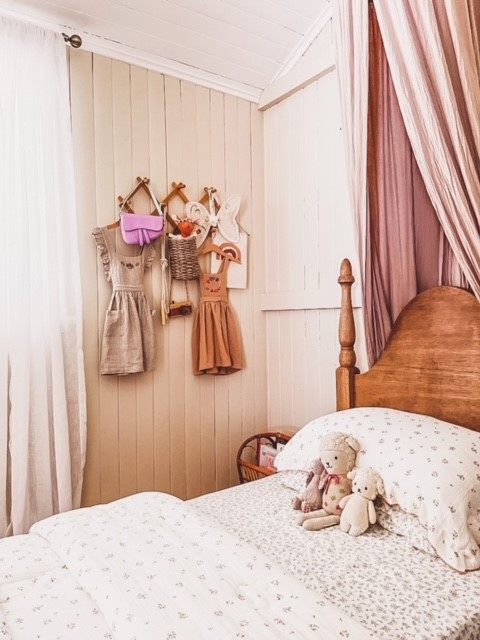 cottagecore themed girls bedroom single bed quilt set