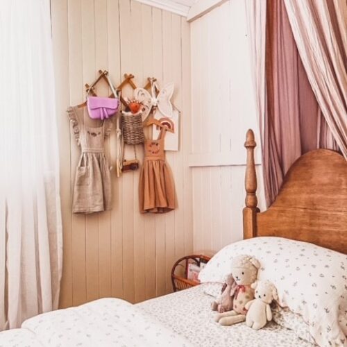 cottagecore themed girls bedroom single bed quilt set